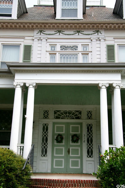 Portal of Grice House (post Civil War) (318 North St.). Portsmouth, VA.