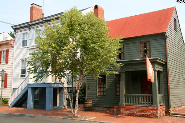 Frame house (mid 19thC) (412 London St.) used by Union Army Provost Marshall during Civil War. Portsmouth, VA.