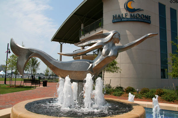 Town Point Park Mermaid Karen (2009) by Mark Leichliter. Norfolk, VA.