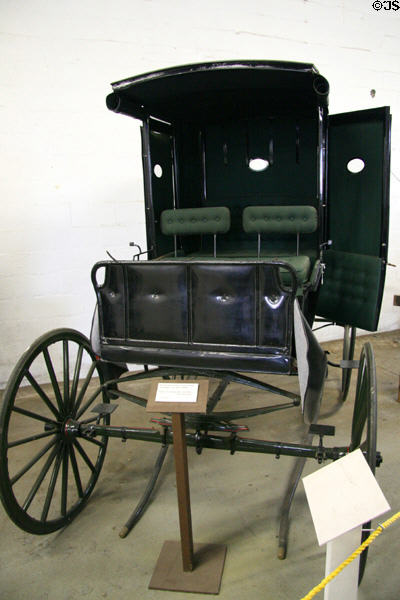 Rockaway carriage (late 1800s) at James Madison Museum. Orange, VA.