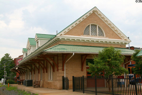 Orange Train Station (1909) (122 E. Main St.). Orange, VA.