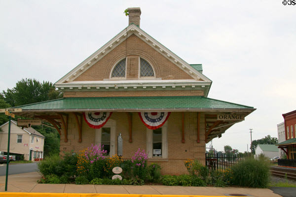 Orange Train Station (1909) (122 E. Main St.). Orange, VA.
