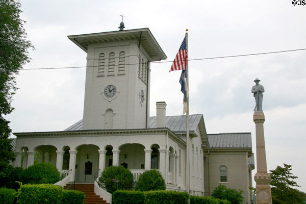 Orange County Courthouse (1859) (Main at Madison Sts.). Orange, VA. Style: Italianate. Architect: Charles Haskins (attrib.).