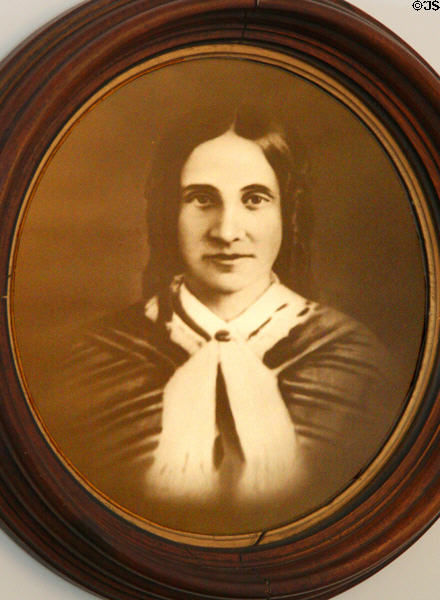 Photo of mother Janet Woodrow Wilson at Woodrow Wilson Birthplace. Staunton, VA.