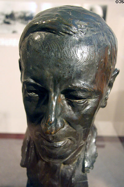 Woodrow Wilson bronze bust (1916) by Jo Davidson at Woodrow Wilson Presidential Library. Staunton, VA.