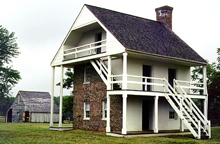 Inn attached to tavern at Appomattox Court House National Historic Park. VA.