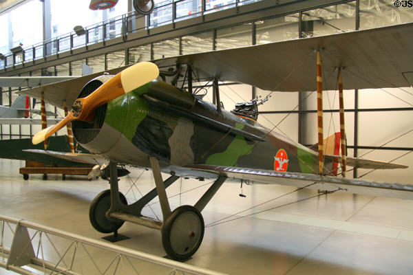 SPAD XVI (1918) biplane at National Air & Space Museum. Chantilly, VA.