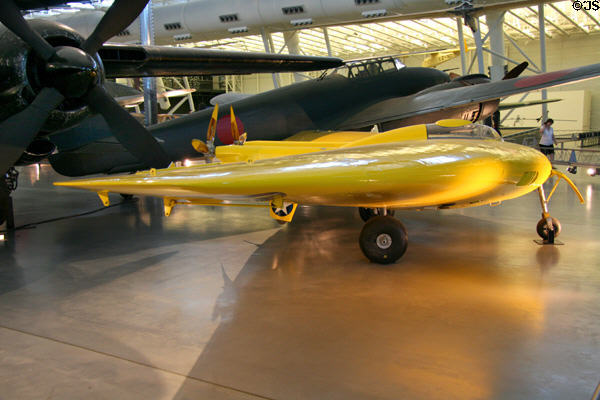 Northrop N-1M flying wing (1940) at National Air & Space Museum. Chantilly, VA.