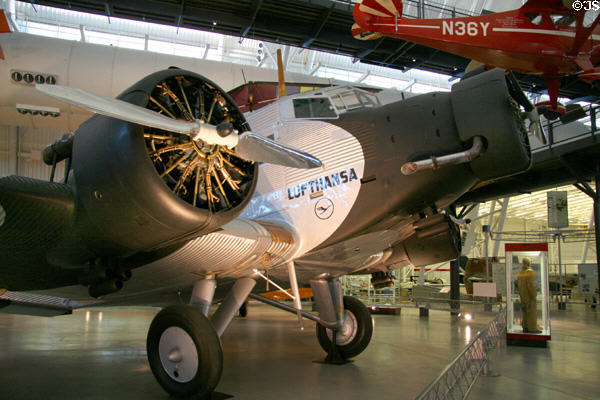 Junkers Ju 52/3m (CASA 352L) (1945) trimotor passenger plane from Germany at National Air & Space Museum. Chantilly, VA.