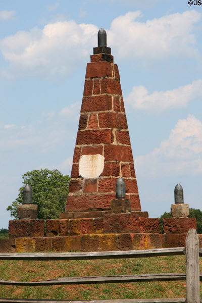 Monument to patriots who fell at Bull Run. Manassas, VA.