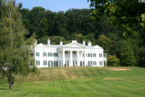 Morven Park comprises ten stages of construction starting c1780 but shows appearance of 20th C mansion. Leesburg, VA.
