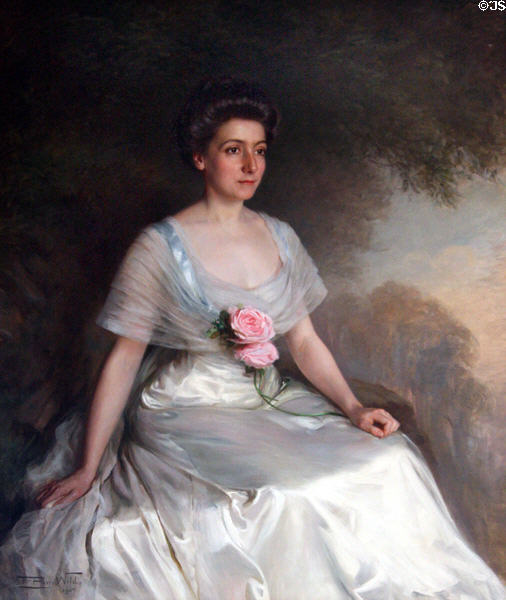 Portrait of Marguerite Inman Davis (1907) by F. Percy Wild at Morven Park. Leesburg, VA.