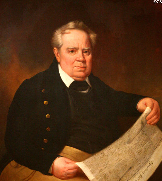 Portrait of George Carter founder (1804) of Oatlands. Leesburg, VA.