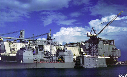 Portsmouth Naval shipyards. Portsmouth, VA.