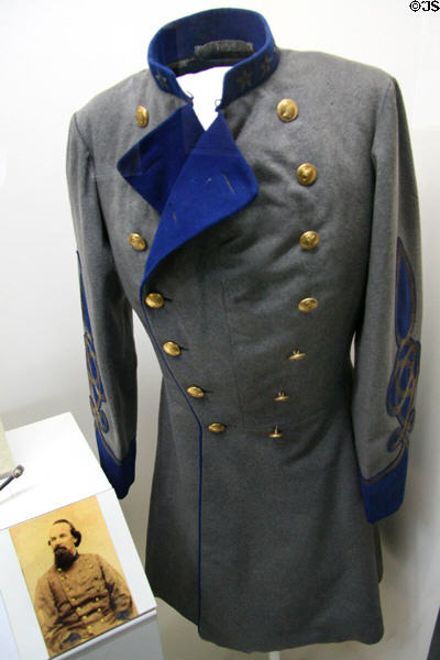 Confederate uniform coat at Museum of the Confederacy. Richmond, VA.