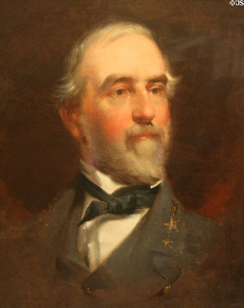Portrait of Robert E. Lee painted (1864) by Edward Caledon Bruce at Museum of Virginia History. Richmond, VA.