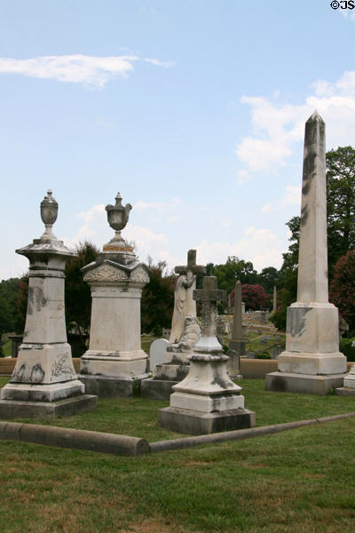 19th C tombs at Hollywood Cemetery. Richmond, VA.