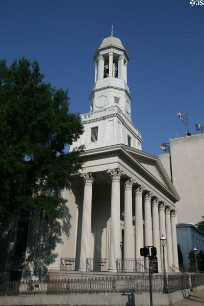 St Paul's Episcopal Church (1843) (815 E. Grace St.). Richmond, VA. Style: Greek Revival. Architect: Thomas S. Stewart. On National Register.