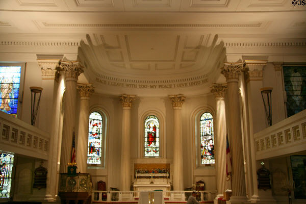 Interior of St. Paul's Episcopal Church. Richmond, VA.