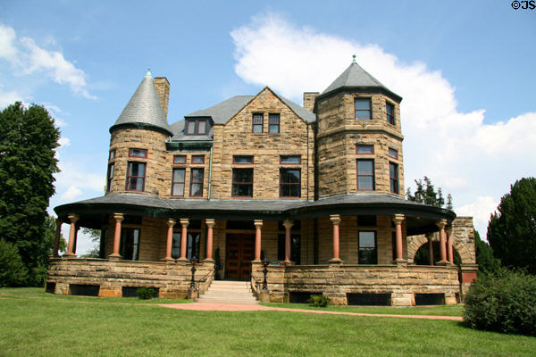 Maymont Mansion (1893), one of Richmond's best house museums. Richmond, VA. Style: Queen Anne & Richardsonian Romanesque. Architect: Edgerton Rogers. On National Register.