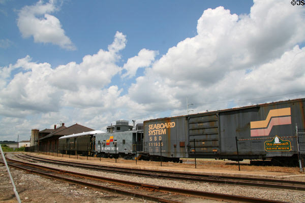 Rolling stock collection at Old Dominion Railway Museum. Richmond, VA.
