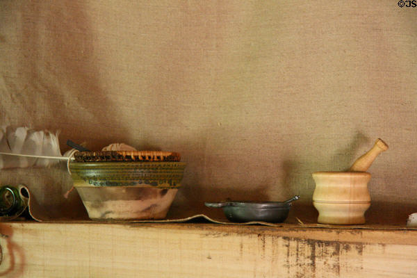 Vessels in settlers' house at Henricus. VA.