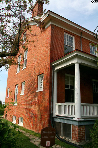 Bonaccord house (c1837-44) at City Point Square open air museum. Hopewell, VA.