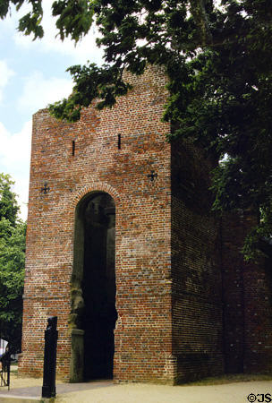Tower ruins of original Jamestown Church. VA.