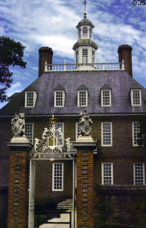Governor's Palace (1722). Williamsburg, VA.