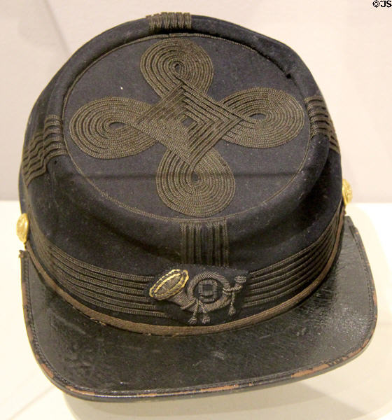 Civil War uniform cap at Bennington Museum. Bennington, VT.