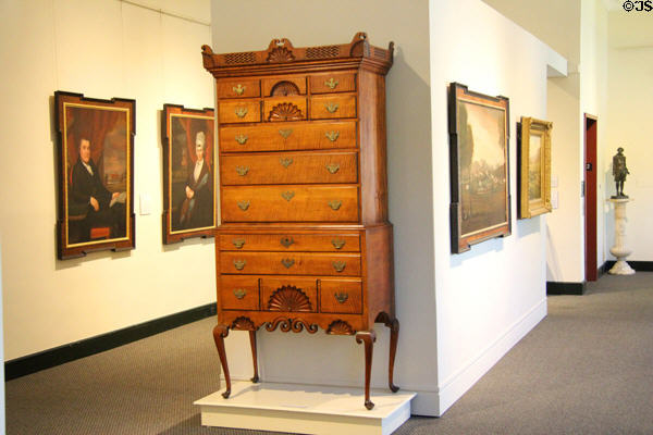Gallery of American art at Bennington Museum. Bennington, VT.