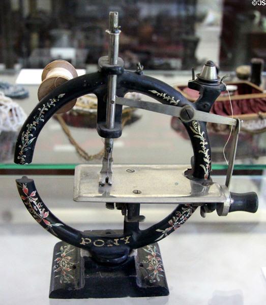 Pony sewing machine at Bennington Museum. Bennington, VT.