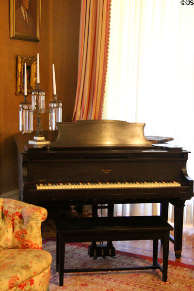 Electric player piano (1920) by Weber Duo-Art Player Co. at Park-McCullough Historic Estate. North Bennington, VT.