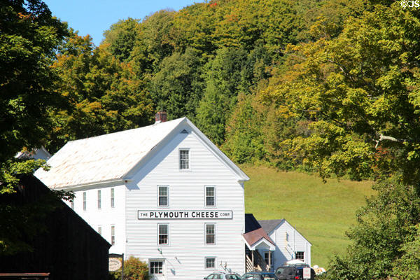 Plymouth Cheese factory at President Calvin Coolidge State Historic Park. Plymouth Notch, VT.