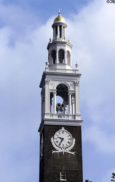Bell tower at University of Vermont at Burlington (founded 1791). Burlington, VT.