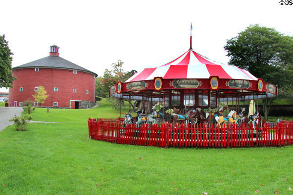 Round barn & Carousel at Shelburne Museum. Shelburne, VT.