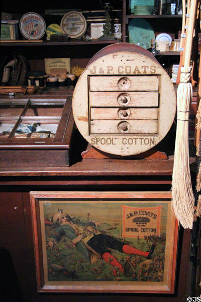 Sewing thread counter in General Store at Shelburne Museum. Shelburne, VT.