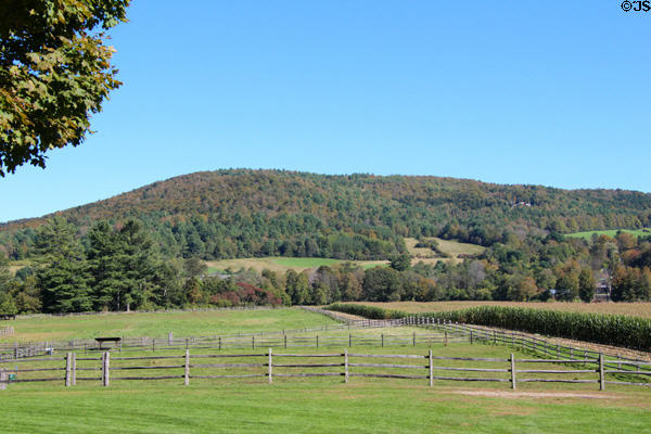 Landscape at Billings Farm & Museum. Woodstock, VT.