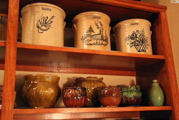 Bennington, VT pottery at Billings Farm & Museum. Woodstock, VT.