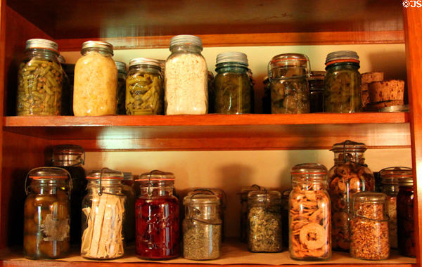 Caning jars at Billings Farm & Museum. Woodstock, VT.