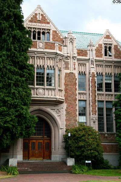 Entrance of Smith Hall of University of Washington. Seattle, WA.