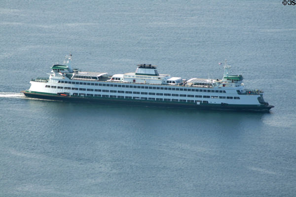 Auto Ferry Tacoma on Elliott Bay. Seattle, WA.