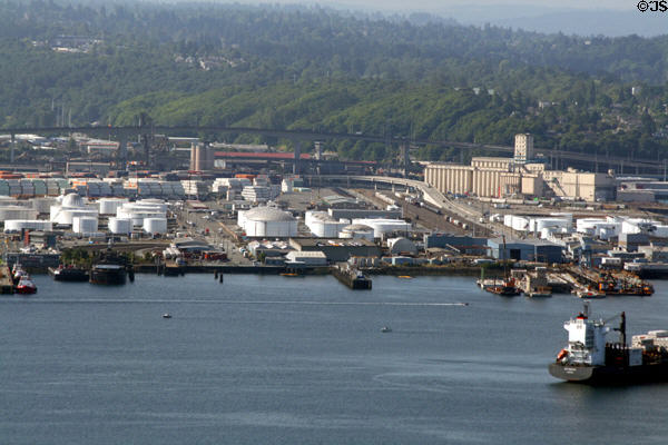 Port of Seattle storage tanks. Seattle, WA.