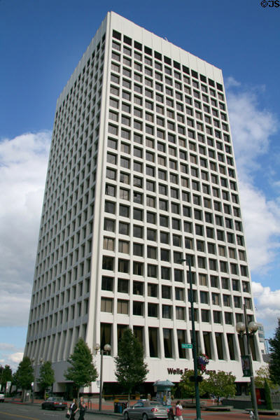 Wells Fargo Plaza (1970) (25 floors) (1201 Pacific Ave.). Tacoma, WA. Architect: Skidmore, Owings & Merrill LLP.