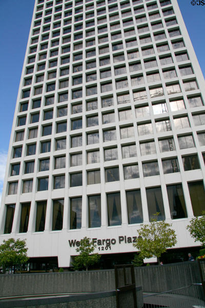 Facade of Wells Fargo Plaza. Tacoma, WA.