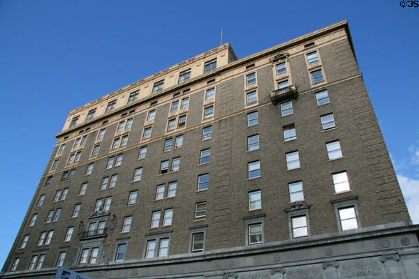 Winthrop Hotel (now seniors home) (1925) (12 floors) (776 Commerce St.). Tacoma, WA. Architect: W.L. Stoddard.