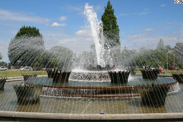 Tivoli Fountain (1953) on Washington State Capitol Campus. Olympia, WA. Architect: Wohleb, Wohleb, & Bennett.