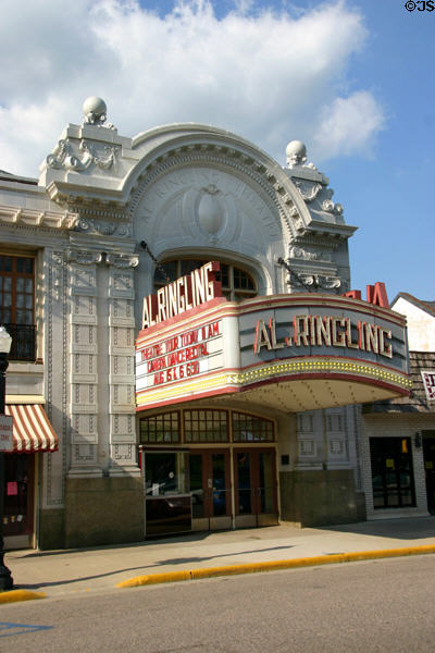 Entrance of Al Ringling Theater. Baraboo, WI.