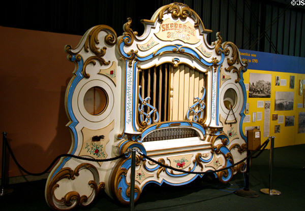 Skerbeck Shows automated organ at Circus World Museum. Baraboo, WI.