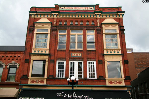 John Reyfuss building (1894) (418 Main St.). La Crosse, WI.